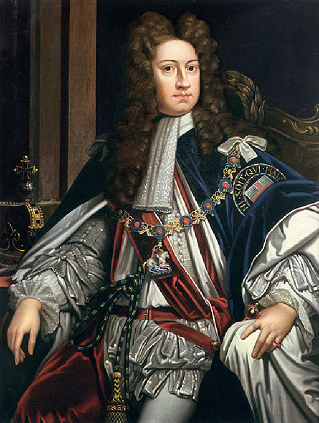 George Ier de Grande-Bretagne en souverain de la Jarretière - Godfrey Kneller - 1714